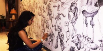 Nehmat Mongia's work in progress