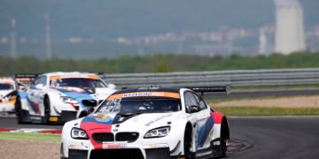 Most (CZE) 27.-29. April 2018. ADAC GT-Masters, Round 2. #42 BMW Team Schnitzer (GER) BMW M6 GT3, Timo Scheider (GER), Mikkel Jensen (DEN).