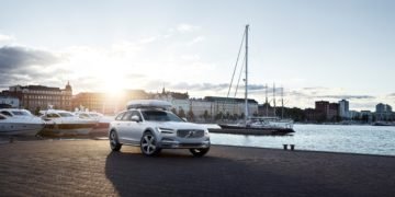 Volvo V90 Cross Country Volvo Ocean Race exterior on location
