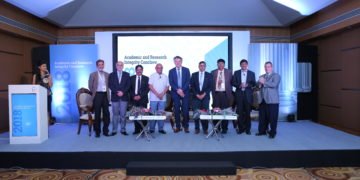 Marc Daubach, CRO & SVP-Customer Success, Turnitin LLC with other Academic Leaders at the Conclave