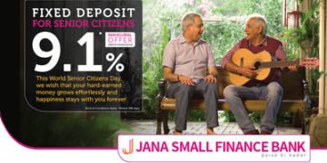 FD Interest Rate for Senior Citizens - Jana Small Finance Bank