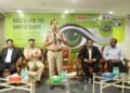 Mr.Anupam Agrawal, DCP Traffic – East, inaugurated Eye Check–up camp and led a seminar on road safety