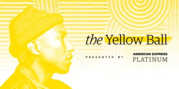 American Express and Pharrell Williams to co-host Yellow Ball on September 10th at the Brooklyn Museum benefiting Young Audiences (Graphic: Business Wire)
