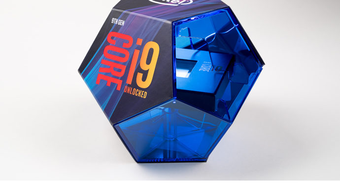 Intel announces new desktop processors as part of the 9th Gen Intel Core processor family. Available for preorder on Oct. 8, 2018, all three of the 9th Gen Intel Core processors unveiled (i5-9600K, i7-9700K, and i9-9900K) bring new levels of faster, immersive experience for gamers, with up to 8 cores and 16 threads, up to 5.0 GHz single-core turbo frequency, and 16 MB Intel Smart Cache. (Credit: Intel Corporation)