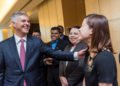 Hilton Team Members with president & CEO of Hilton, Christopher J. Nassetta (Photo: Business Wire)