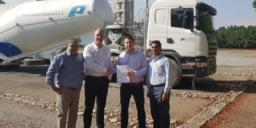 (From L to R) – Mr. Afzaal Qadri - Plant Manager of Pioneer, Ashley Bryan – General Manager of Pioneer and Christian Abl – Director of Emirates RDF. (Photo: AETOSWire)