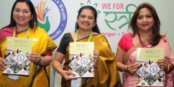 A brochure and guide to AICOG 2019 was released by FOGSI 2018 president Dr Jaideep Malhotra, AICOG 2019 organising committee chairperson Dr Hema Divakar and FOGSI 2019 president Dr Nanditha Palshetkar on Tuesday