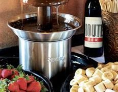 Belgian chocolate flows during the train's popular annual Valentine celebrationVerde Canyon Railroad