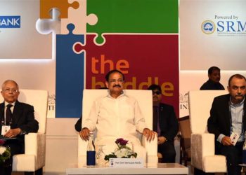 The Vice President,  M. Venkaiah Naidu at ‘The Huddle 2019’ event, organised by The Hindu, in Bengaluru on February 10, 2019.