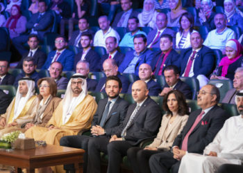 Launching of the One Million Jordanian Coders initiative under the patronage and in the presence of His Royal Highness Crown Prince Al Hussein bin Abdullah II and His Excellency Mohammed bin Abdullah Al Gergawi, Minister of Cabinet Affairs and the Future in UAE (Photo: AETOSWire)