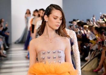 NEW YORK, NEW YORK - SEPTEMBER 10: A model walks the runway for Bibhu Mohapatra during New York Fashion Week: The Shows at Gallery II at Spring Studios on September 10, 2019 in New York City. (Photo by Dia Dipasupil/Getty Images for NYFW: The Shows)