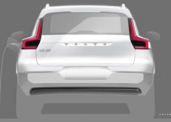 Volvo XC40 BEV design sketch