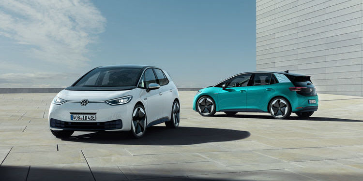 12/27/19 		Wolfsburg 		E-mobility
Volkswagen significantly raises electric car production forecast for 2025
The new Volkswagen ID.3
Market launch in 2020: The new Volkswagen ID.3.

ID.3: The vehicle is not yet available for sale in Europe.