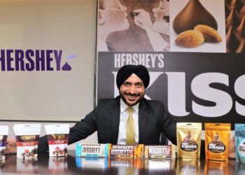 Mr Herjit Bhalla, MD _ Hershey India with the range of Iconic HERSHEY’S KISSES Chocolates, HERSHEY’S Bars and HERSHEY’S EXOTIC DARK Chocolate