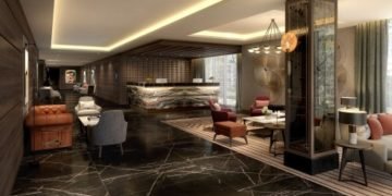 Lobby at The Fellows House Cambridge, Curio Collection by Hilton (Photo: Business Wire)
