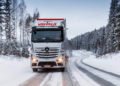 Bei Vähälä Logistics ist der neue Actros bei Temperaturen bis minus 40 Grad zuverlässig im Einsatz.Vähälä Logistics can rely on the new Actros, even as temperatures reach minus 40 degrees.