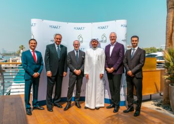 Grand Hyatt Makkah Signing Ceremony

Left to Right: Hisham Ebied - Senior Executive Hospitality (Umm Alqura), Khaled Abu Namous – CFO (Umm Alqura), Peter Fulton – Group President, EAME/SWA (Hyatt), Yasser AbuAteek – CEO (Umm Alqura), Kurt Straub – VP Operations EAME/SWA (Hyatt), Ludwig Bouldoukian – RVP Development MENA (Hyatt)