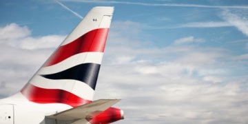 Airbus A318 TailfinLondon City, UK, on 29 September 2009(Picture by Nick Morrish/British Airways)