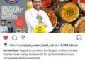 Chef Ranveer Brar Insta Post