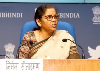The Union Minister for Finance and Corporate Affairs, Smt. Nirmala Sitharaman holding the 4th press conference to announce the details of special economic package, in New Delhi on May 16, 2020.