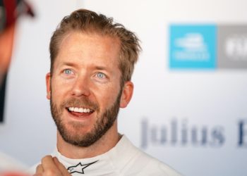 AUTODROMO HERMANOS RODRIGUEZ, MEXICO - FEBRUARY 15: Sam Bird (GBR), Envision Virgin Racing, Audi e-tron FE06, in Parc Ferme during the Mexico City E-prix at Autodromo Hermanos Rodriguez on February 15, 2020 in Autodromo Hermanos Rodriguez, Mexico. (Photo by LAT Images)