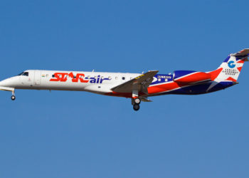 Star Air, Embraer 145. the most advanced aircraft