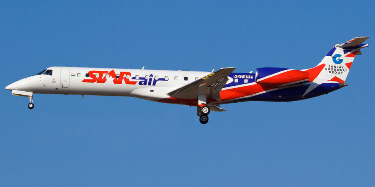 Star Air, Embraer 145. the most advanced aircraft