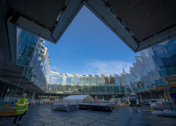 Exterior inner courtyard