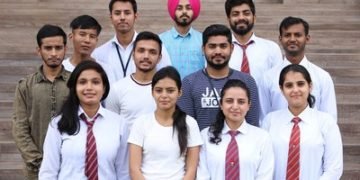 Engineering students of Batch 2020 of Chandigarh University who have been selected by IT Company Biralsoft during campus placements.