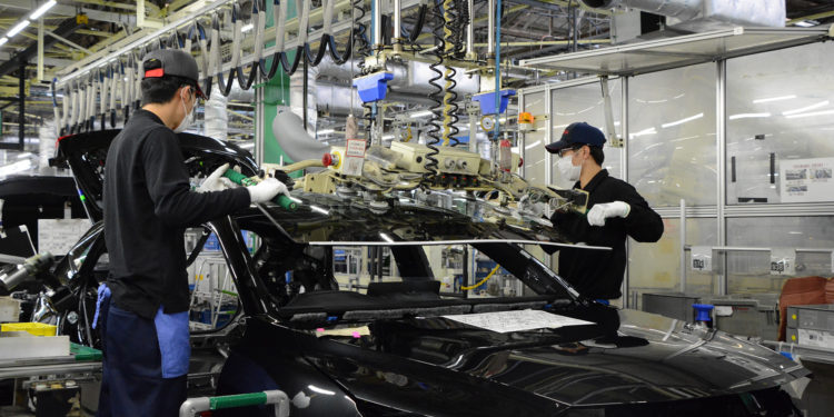 Takaoka Plant: Manufacturing of the Harrier (as of June 2020)