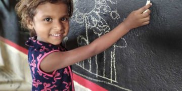 Das Projekt in Indien ermöglicht Kindern den Schulbesuch.The project in India enables more children to attend school.