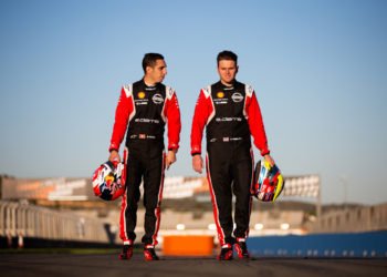 Nissan Formula E season 7 driver Sebastien Buemi and Oliver Rowland