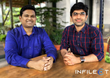 Infilect founders. Anand Prabhu Subramanian (left), Vijay Gabale (right)