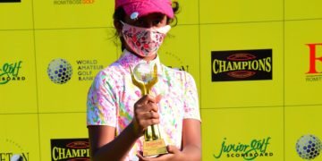 Saanvi Somu who won the Teen 'B' Girls title in a play-off