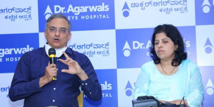 Dr. Ram Mirlay, Regional Head – Clinical Services, Dr. Agarwals Eye Hospital, Bengaluru & Dr. Archana S, Regional Head – Clinical Services, Dr Agarwals Eye Hospital