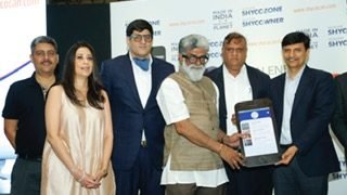 (LtoR) Mr Nishchay Miterr, Executive Director of
Miterr Group, Dr. Rajah Vijay Kumar, Chairman of Organisation De Scalene
Foundation, Mr. Suresh Redhu, Senior Vice President, Eureka Forbes)