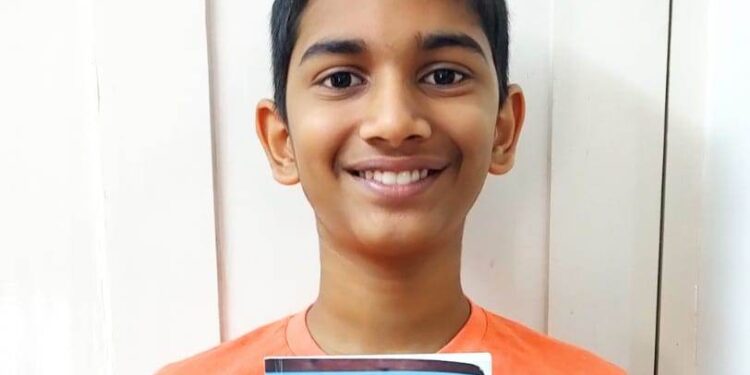 Pramukh G, an 8th grader CMR National Public School