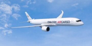 Photo Caption : CMA CGM Group signs for four A350F freighters