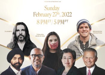 The 2022 International Peace Honorees. (Photo: Business Wire)