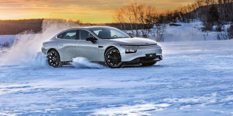XPENG P7 sports sedan (Photo: Business Wire)