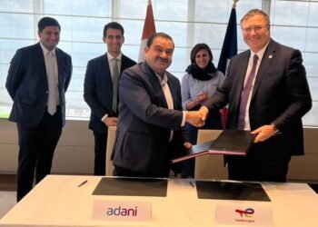 Gautam Adani, Chairman, Adani Group and Patrick Pouyanné, Chairman & CEO, TotalEnergies