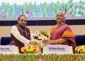 The Union Minister for Finance and Corporate Affairs, Smt. Nirmala Sitharaman at the MCA Iconic Week celebrations under the Azadi Ka Amrit Mahotsav (AKAM), in New Delhi on June 07, 2022.
