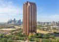 Exterior shot of NMG Dallas Hub at Cityplace