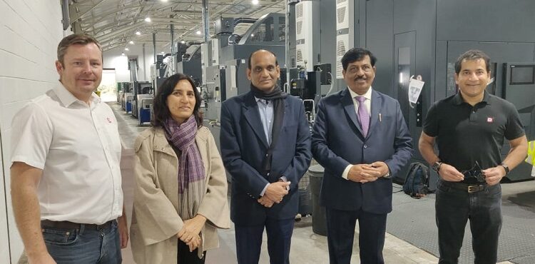 The Karnataka state delegation visited Dynamatics Technologies facility center and met Udayant Malhoutra, CEO and MD and James Tucker, COO during the GlM 2022 roadshow in London