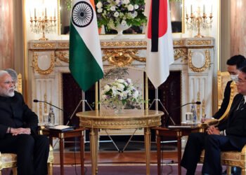 PM in a bilateral meeting with the Prime Minister of Japan, Mr. Fumio Kishida, in Tokyo, Japan on September 27, 2022.