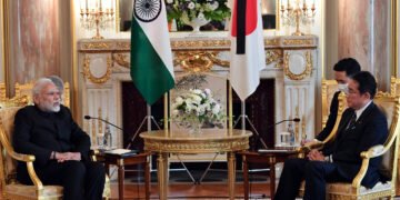 PM in a bilateral meeting with the Prime Minister of Japan, Mr. Fumio Kishida, in Tokyo, Japan on September 27, 2022.