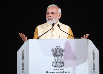PM addressing the gathering at the inauguration of the Kartavya Path, in New Delhi on September 08, 2022.