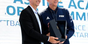 Aspire Academy and FIFA Kick Off the 8th Global Summit with high profile FIFA guests David Beckham and Wenger