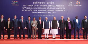 PM at the inauguration of the DefExpo22 at Mahatma Mandir Convention and Exhibition Centre in Gandhinagar, Gujarat on October 19, 2022.