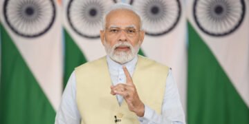 PM addressing at the inaugural session of All India Conference of Law Ministers and Secretaries in Ekta Nagar, Gujarat via video message on October 15, 2022.